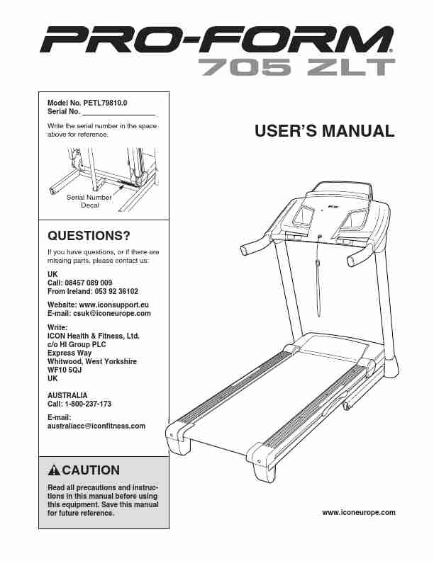 ProForm Treadmill 705 ZLT-page_pdf